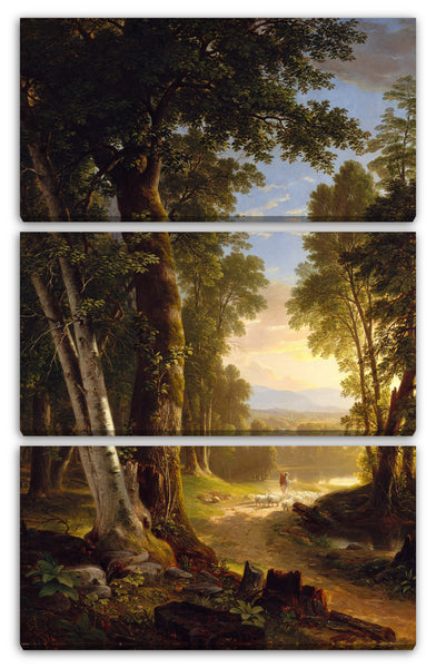 Leinwandbild Asher Brown Durand - Die Buchen