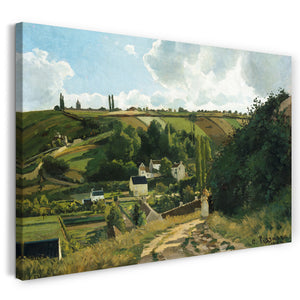 Leinwandbild Camille Pissarro - Jalishügel, Pontoise