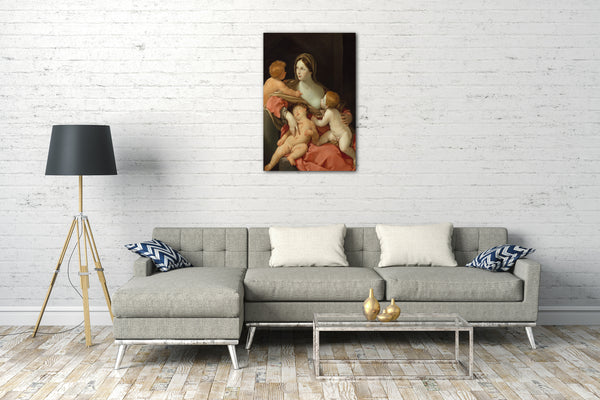 Leinwandbild Guido Reni - Nächstenliebe