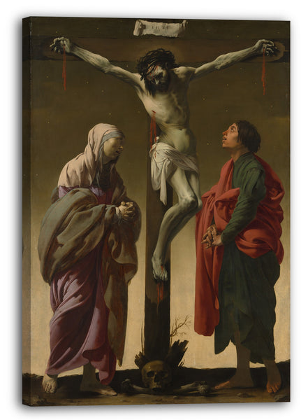 Leinwandbild Hendrick ter Brugghen - Die Kreuzigung mit der Jungfrau und dem Heiligen Johannes