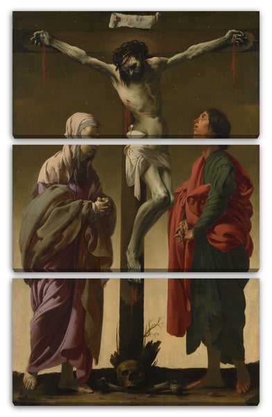 Leinwandbild Hendrick ter Brugghen - Die Kreuzigung mit der Jungfrau und dem Heiligen Johannes