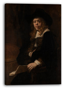 Leinwandbild Rembrandt - Porträt von Gerard de Lairesse