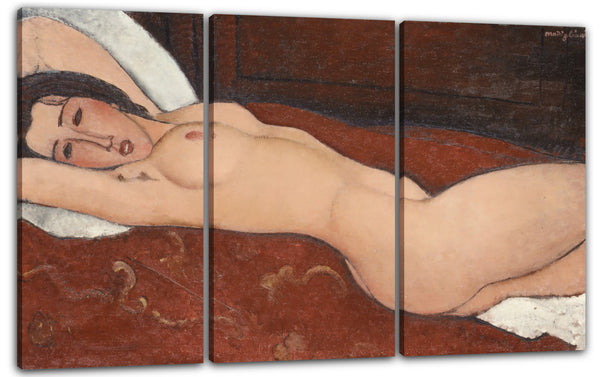 Leinwandbild Amedeo Modigliani - Liegender Akt