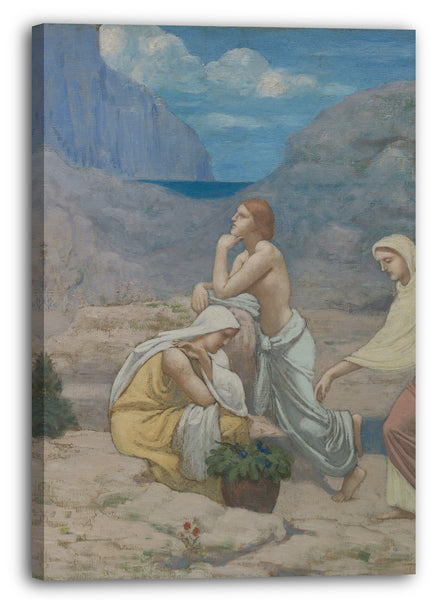 Leinwandbild Pierre Puvis de Chavannes - Das Lied des Hirten