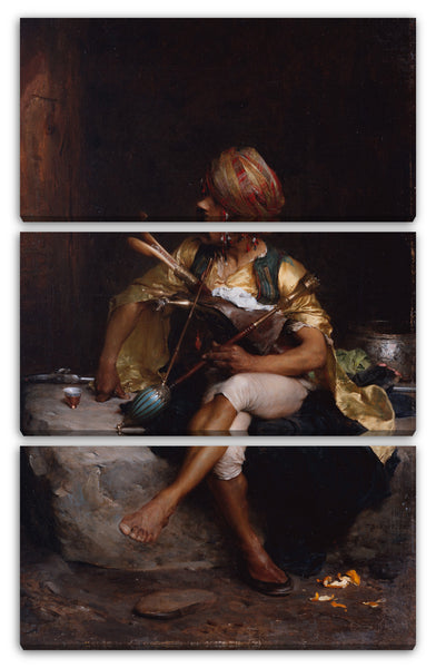 Leinwandbild Charles Bargue - Ein Bashi-Bazouk