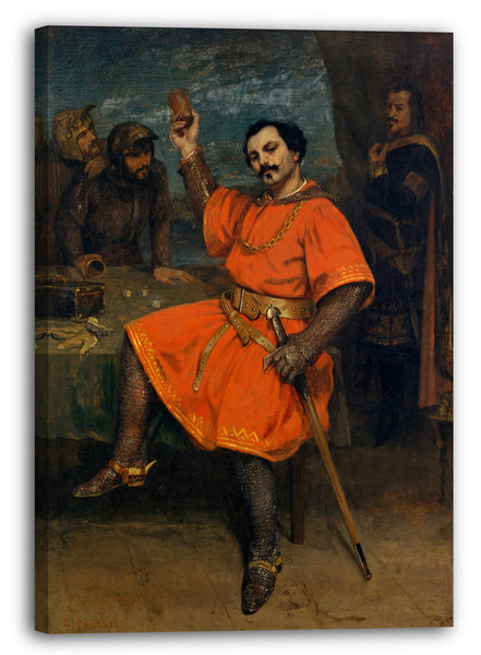 Leinwandbild Gustave Courbet - Louis Gueymard (1822-1880) als Robert le Diable