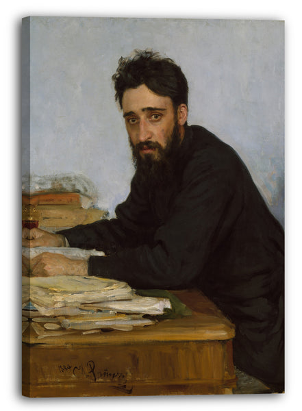 Leinwandbild Ilja Jefimowitsch Repin - Wsewolod Michailowitsch Garschin (1855-1888)