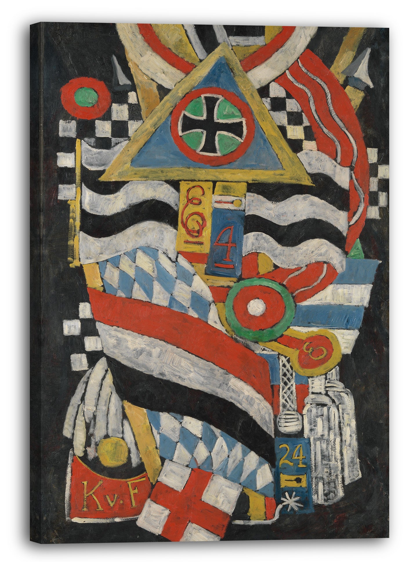 Leinwandbild Marsden Hartley - Portrait eines deutschen Offiziers