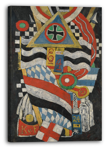 Leinwandbild Marsden Hartley - Portrait eines deutschen Offiziers