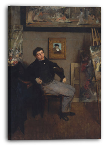 Leinwandbild Edgar Degas - James-Jacques-Joseph Tissot (1836-1902)