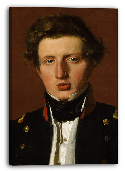 Leinwandbild Christen Købke - Valdemar Hjartvar Købke (1813-1893), der Bruder des Künstlers