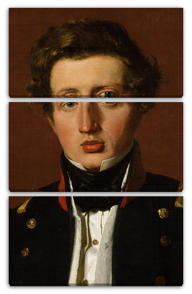 Leinwandbild Christen Købke - Valdemar Hjartvar Købke (1813-1893), der Bruder des Künstlers