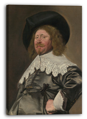 Leinwandbild Frans Hals - Porträt eines Mannes, möglicherweise Nicolaes Pietersz Duyst van Voorhout (geboren um 1600, gestorben 1650)