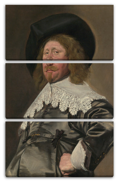 Leinwandbild Frans Hals - Porträt eines Mannes, möglicherweise Nicolaes Pietersz Duyst van Voorhout (geboren um 1600, gestorben 1650)