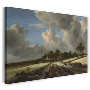 Leinwandbild Jacob van Ruisdael - Weizenfelder