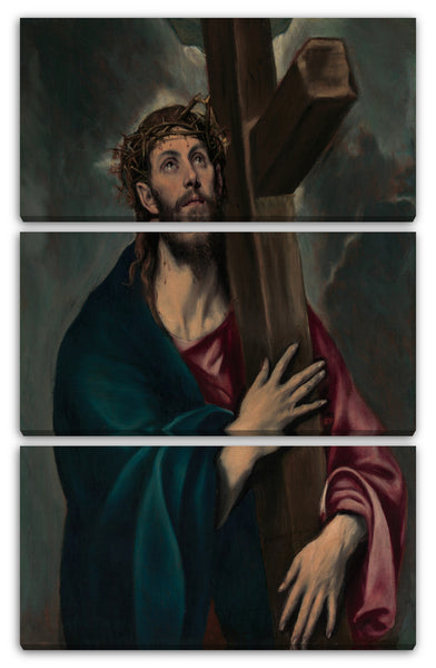 Leinwandbild El Greco - Christus trägt das Kreuz