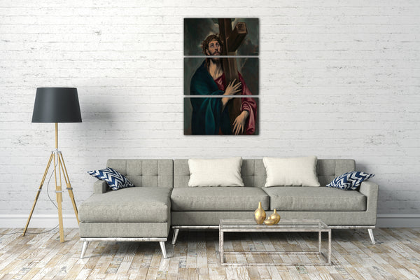 Leinwandbild El Greco - Christus trägt das Kreuz