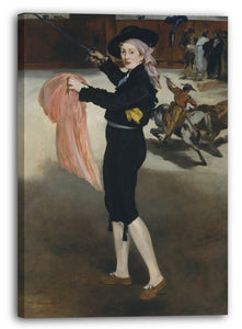 Leinwandbild Edouard Manet - Mademoiselle V. . im Kostüm eines Espada