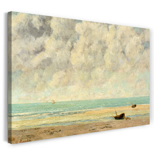 Leinwandbild Gustave Courbet - Das ruhige Meer