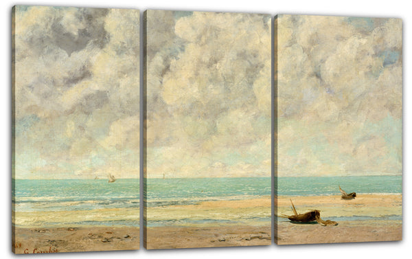 Leinwandbild Gustave Courbet - Das ruhige Meer