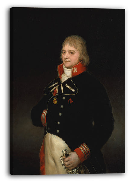 Leinwandbild Goya - Ignacio Garcini y Queralt (1752-1825), Brigadier der Ingenieure