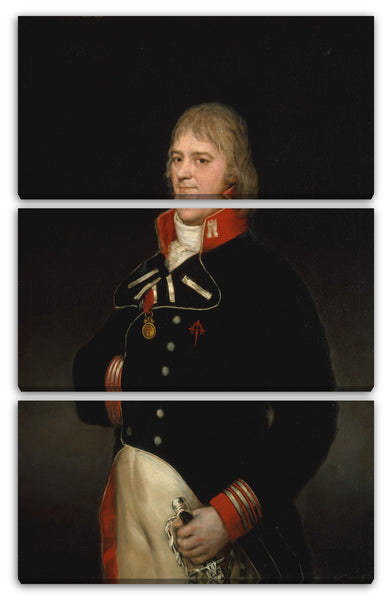 Leinwandbild Goya - Ignacio Garcini y Queralt (1752-1825), Brigadier der Ingenieure