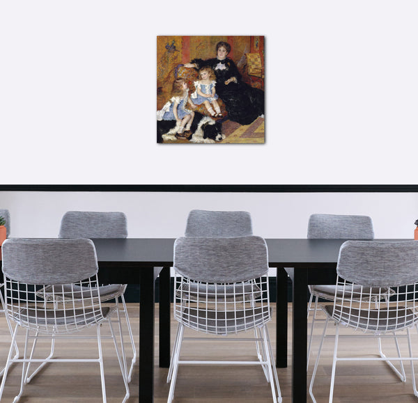 Leinwandbild Auguste Renoir - Madame Georges Charpentier (Marguerite-Louise Lemonnier, 1848-1904) und ihre Kinder, Georgette-Berthe (1872-1945) und Paul-Émile-Charles (1875-1895)