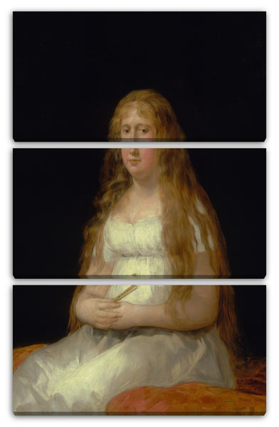 Leinwandbild Goya - Josefa de Castilla Portugal und van Asbrock de Garcini (1775-um 1850)