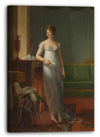 Leinwandbild Baron François Gérard - Madame Charles Maurice de Talleyrand Périgord (1761-1835)
