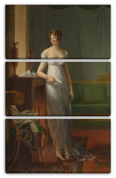 Leinwandbild Baron François Gérard - Madame Charles Maurice de Talleyrand Périgord (1761-1835)
