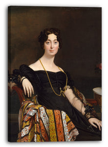 Leinwandbild Jean Auguste Dominique Ingres - Madame Jacques-Louis Leblanc (Françoise Poncelle, 1788-1839)