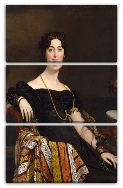 Leinwandbild Jean Auguste Dominique Ingres - Madame Jacques-Louis Leblanc (Françoise Poncelle, 1788-1839)