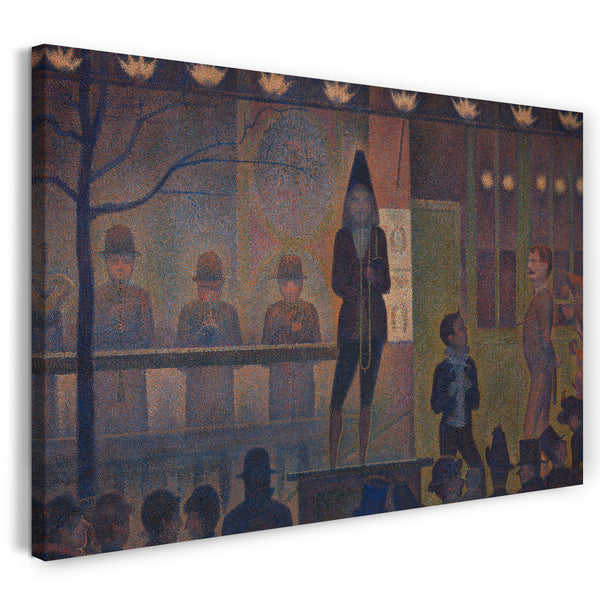 Leinwandbild Georges Seurat - Zirkus-Sideshow (Parade de cirque)