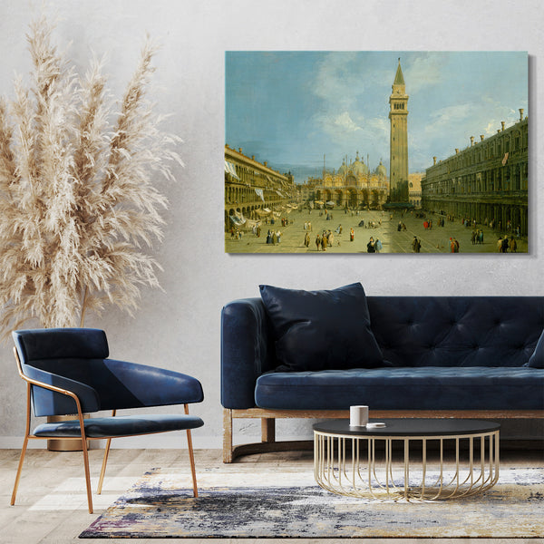 Leinwandbild Canaletto - Piazza San Marco
