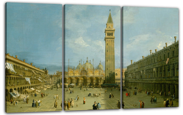 Leinwandbild Canaletto - Piazza San Marco