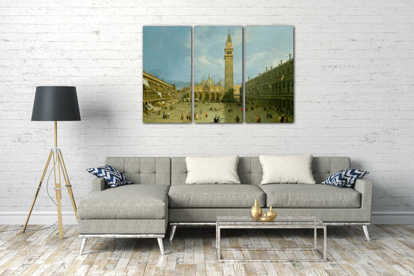 Leinwandbild Canaletto - Piazza San Marco