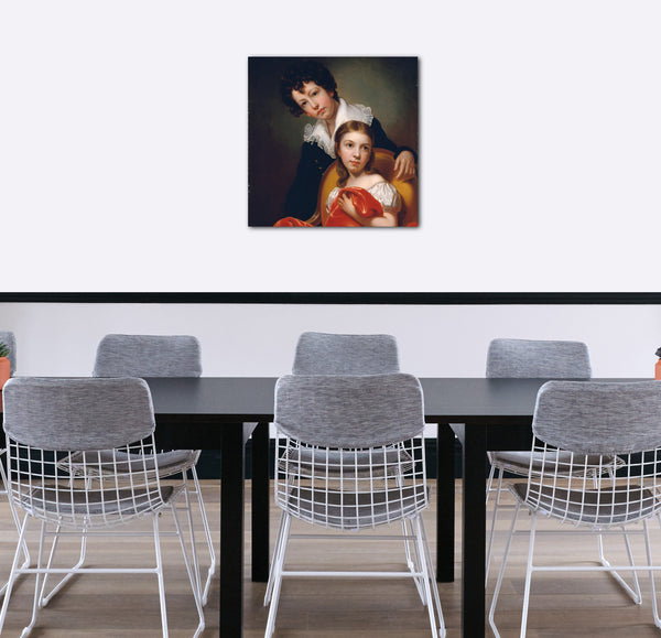 Leinwandbild Rembrandt Peale - Michelangelo und Emma Clara Peale