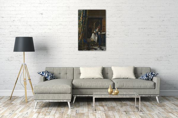 Leinwandbild Johannes Vermeer - Allegorie des katholischen Glaubens