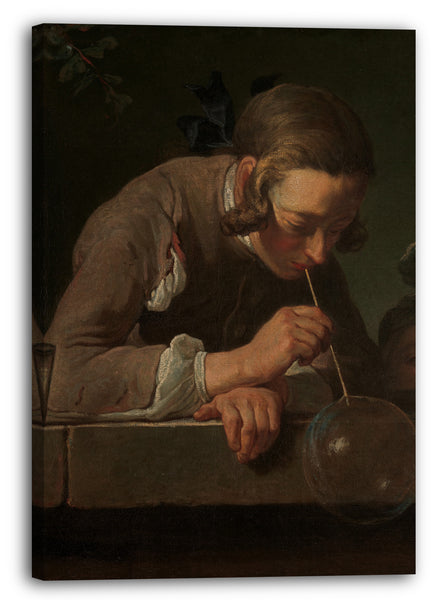 Leinwandbild Jean Siméon Chardin - Seifenblasen