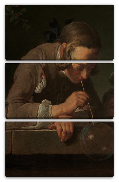 Leinwandbild Jean Siméon Chardin - Seifenblasen