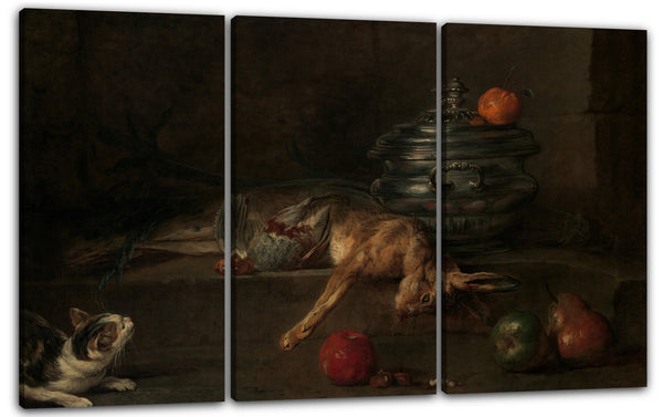 Leinwandbild Jean Siméon Chardin - Die Silber Terrine