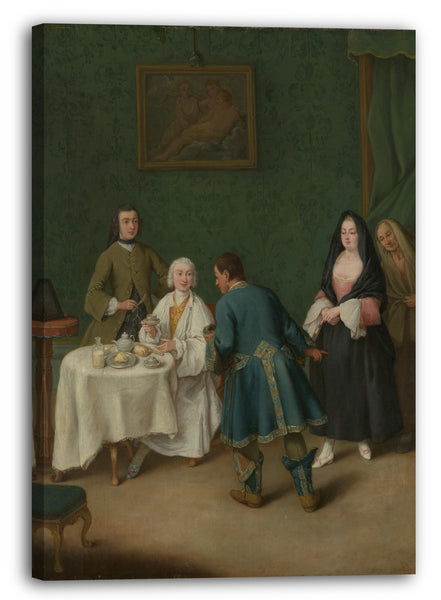 Leinwandbild Pietro Longhi - Die Versuchung