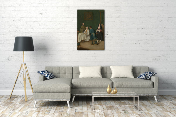 Leinwandbild Pietro Longhi - Die Versuchung