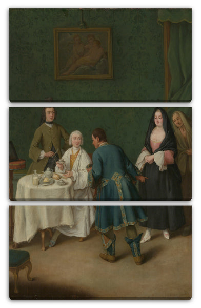Leinwandbild Pietro Longhi - Die Versuchung
