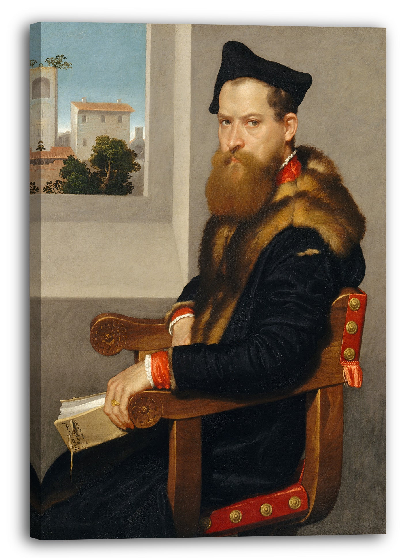 Leinwandbild Giovanni Battista Moroni - Bartolommeo Bonghi (gestorben 1584)