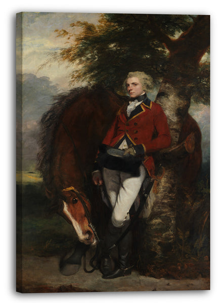 Leinwandbild Sir Joshua Reynolds - Kapitän George K. H. Coussmaker (1759-1801)