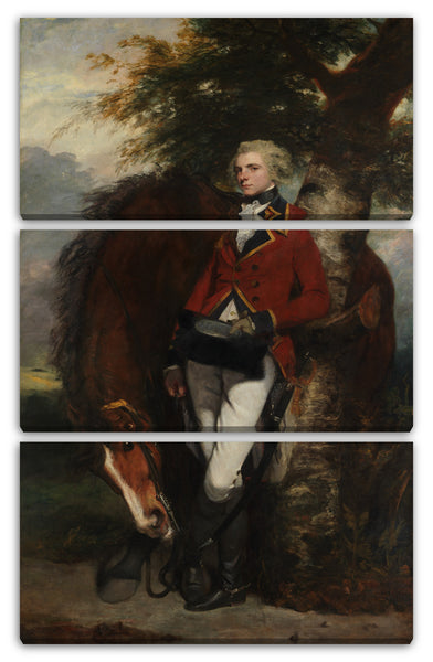 Leinwandbild Sir Joshua Reynolds - Kapitän George K. H. Coussmaker (1759-1801)