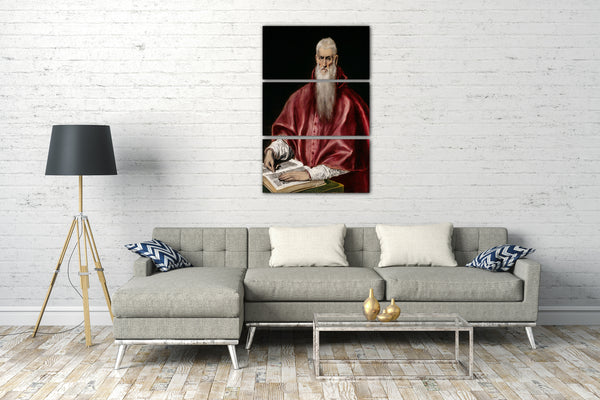 Leinwandbild El Greco - Heiliger Hieronymus als Gelehrter