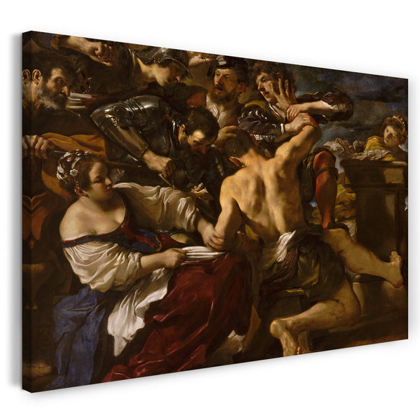 Leinwandbild Guercino - Samson Gefangen von den Philistern