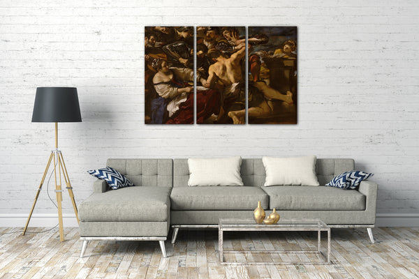 Leinwandbild Guercino - Samson Gefangen von den Philistern